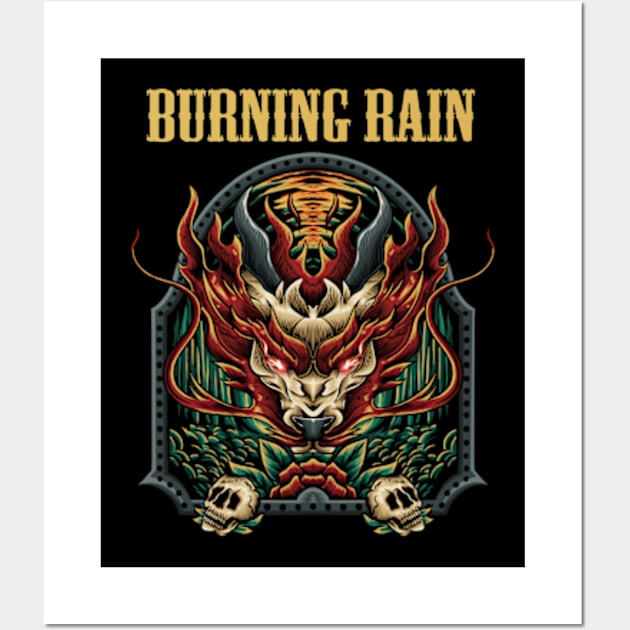 BURNING RAIN BAND Wall Art by citrus_sizzle